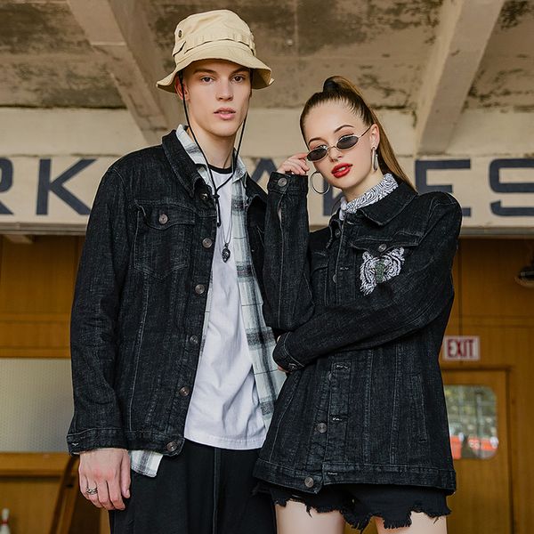 

ready stockdiscount price - tiger embroidered denim, denim jacket