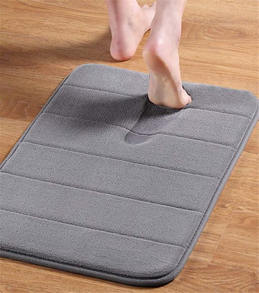 

память пена мягкий коврик для ванной нескользящей абсорбент ковер резиновый коврик обратно легко высыхают подходит для кухни пол ванной