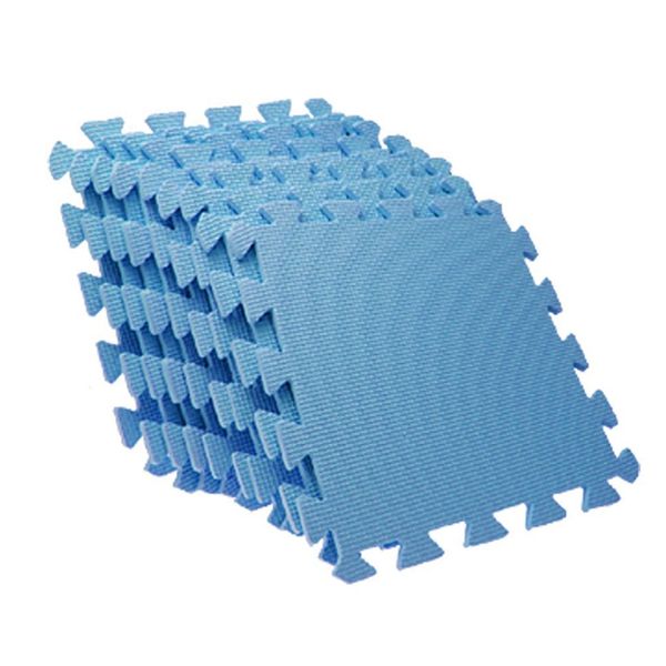 

eva puzzle foam anti-fatigue blue interlocking floor mats