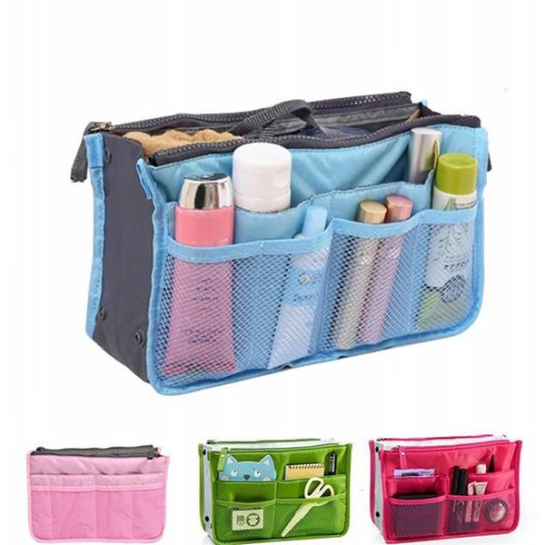 

makeup case travel toiletry kit cosmetic bag insert bag women organizer handbag purse lady makeup pouch necessair vanity