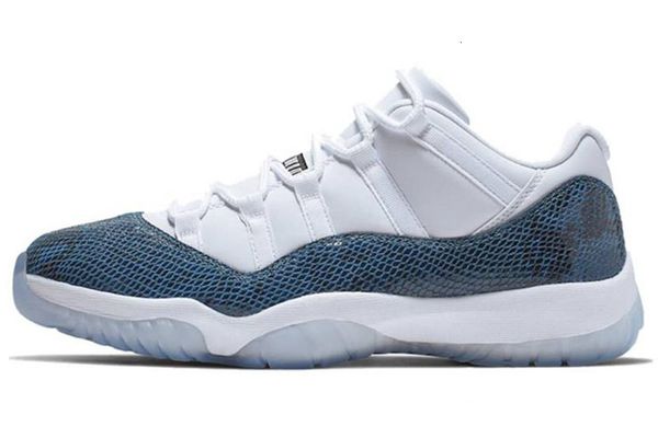 

новый jumpman 11 низкий темно-синий розовый светло-bone змеиной баскетбол обувь мужчины женщины 11s prem hc high 45 змеиной спорт кроссовки