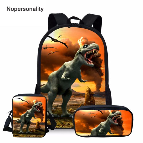

nopersonality cool dinosaur backpack for boys schoolbag tyrannosaurus rex kids schoolbag primary children backpack sac a dos
