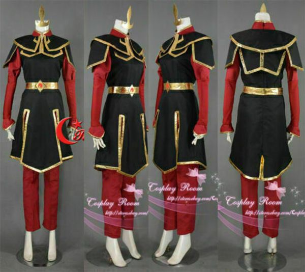 

azula cosplay costume from avatar the last airbender cosplay costume cos, Black;red
