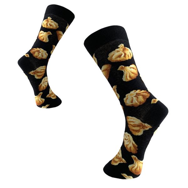 

women standard sock cartoon girl creative socks black crew casual cotton sox autumn funny classic skarpetki, Black;white