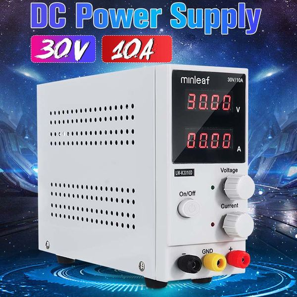 

4 digits led display adjustable dc power supply 110v/220v 30v 10a switching regulated laboratory power supply k3010d repair car