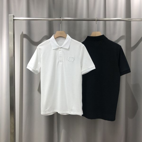 

20ss spring polo classic delicate small logo mix and match basic fabric super breathable size s ~ xxl, Black