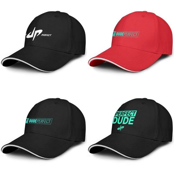 

dude perfect logo dp fashion baseball sandwich hat baseball classic truck driver cap white symbol green, Blue;gray