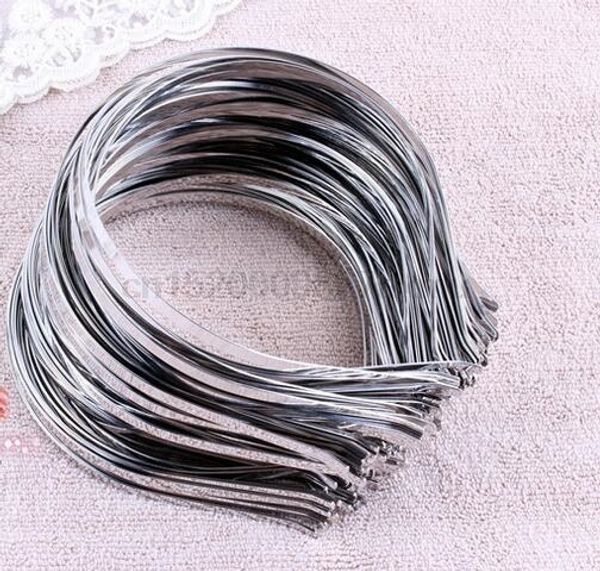 

500pcs 5mm 7mm 10mm metal hairband decorative metal headband for girls hair band diy craft hair hoop