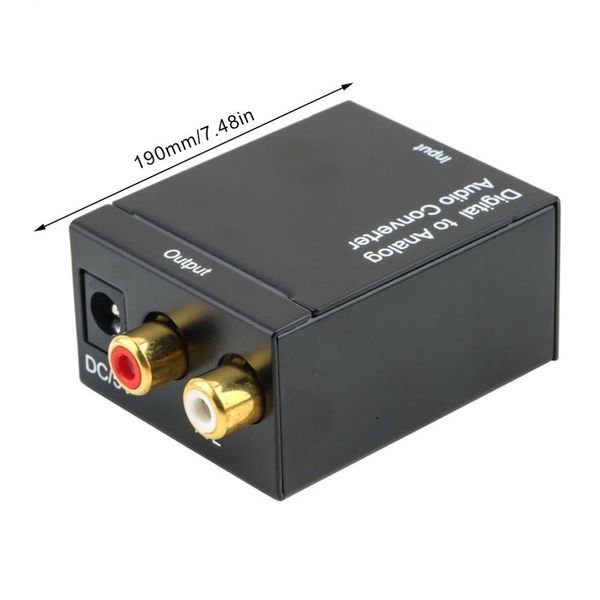 

digital audio-analog audio r/l audio converter spdif digital fiber/coaxial audio-to-analog converter