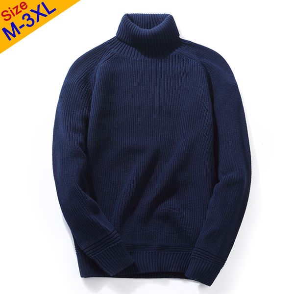 

2019 winter warm thicken sweaters male coarse wool knit turtlenck sweater men autumn turtle-neck pullovers man high-neck jumper, White;black