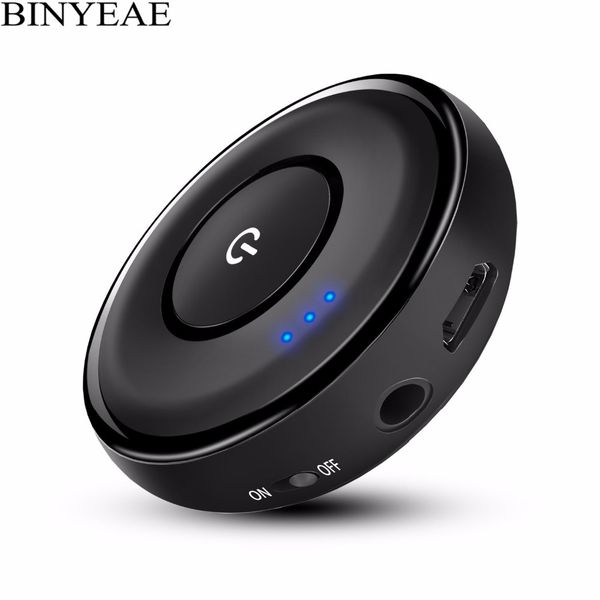 

bluetooth 4.1 aux 3.5mm handscar kit wireless a2dp stereo music receiver mini audio adapter for home car speaker system