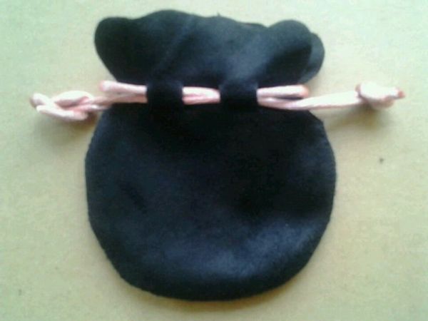 

black jewelry velvet bags with pink ribbon pouches fit for european pandora charms beads earrings ring pendant packaging bag pouch, Pink;blue