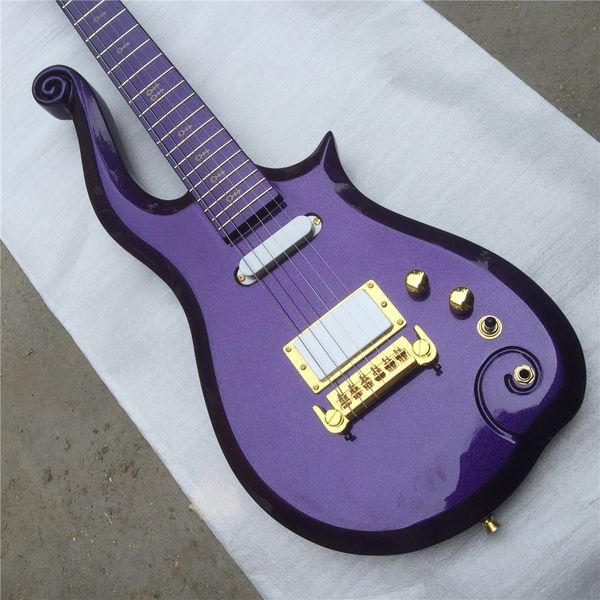 

ot popular selling sh pickup wrapwind bridge purple prince set in neck electric guitar guitarra