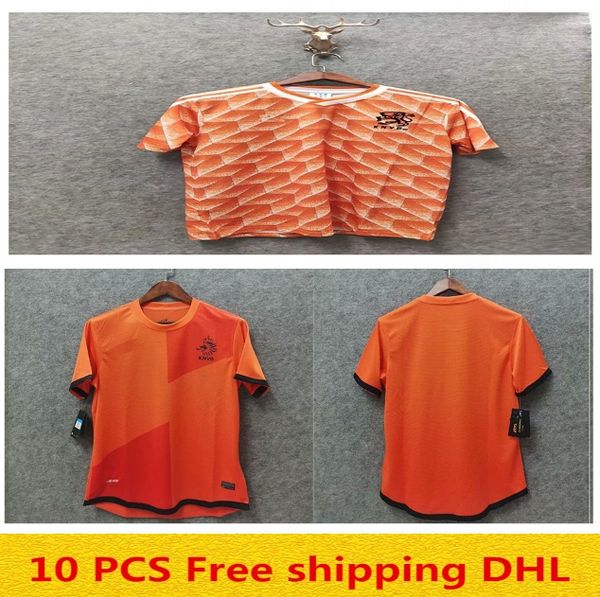 

soccer jerseys 1988 2012 retro netherlandses vintage holland football shirts classic orange bergkamp davids kluivert seedorf, Black;yellow