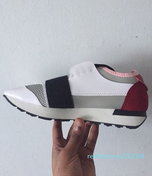 

2019fashion luxury designer sneaker men and women casual shoes running shoes outdoor sports shoelace box us5-12 r08, Black