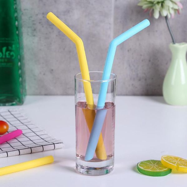 

reusable silicone environmental protection color straws for baby drinkware
