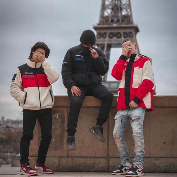 

18fw week15 expedition jacket joint colorblock jacket jacket men and women two color jacket hfbyjk219