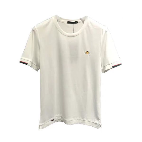 

Fashion Mens T-shirt Designer Bee Embroidery Luxury Style High Quality Breathable Comfort Soft T-shirt 3 Color Size M-4XL