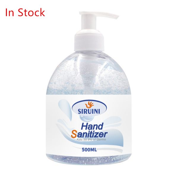 

500 мл SIRUINI дезинфицирующее средство для рук гель домашний антибактериальный увлажняющий жидкий одноразовый нет чистой безводной свободной руки гель 24шт
