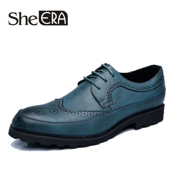 

2019 new arrival retro bullock design men classic business formal shoes pointed toe leather shoes men oxford dress, Black