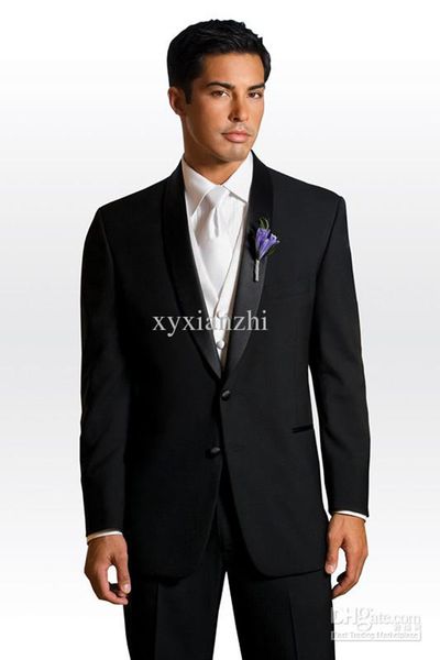 

3 piece balck suit for wedding tuxedo slim fit dress for 2020 custom made suit men, White;black