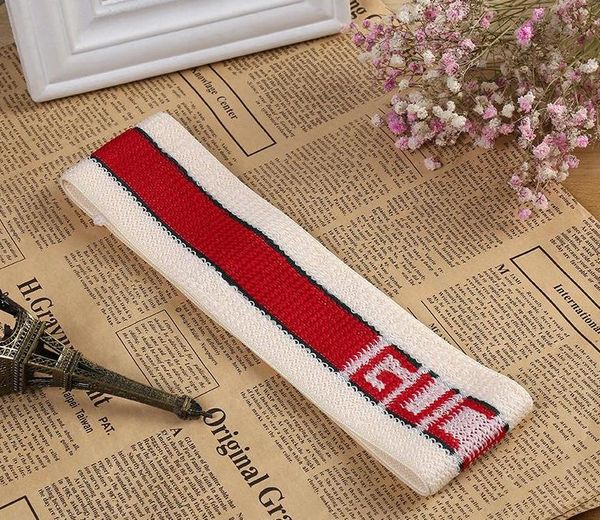 

Женщины Девушки Бренд Дизайнерские Письма Повязки Эластичный Спорт Роскошные Ле