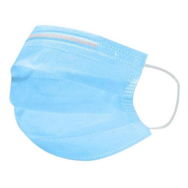 

50pcs disposable masks 3-layer non-woven masks dust mouth face mask protection soft protective mask