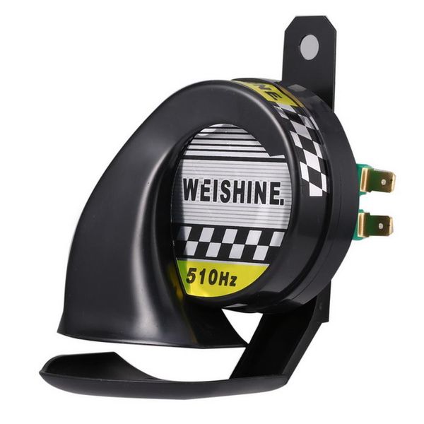 

wookrays car horn 12v 135db black car horn 13 x 10 x 9 cm snail waterproof for almost vehicle trucks universal
