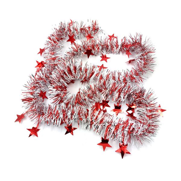 

colorful ribbon garland bar christmas tree decoration xmas party hanging ornaments navidad christmas decoration supplies *t
