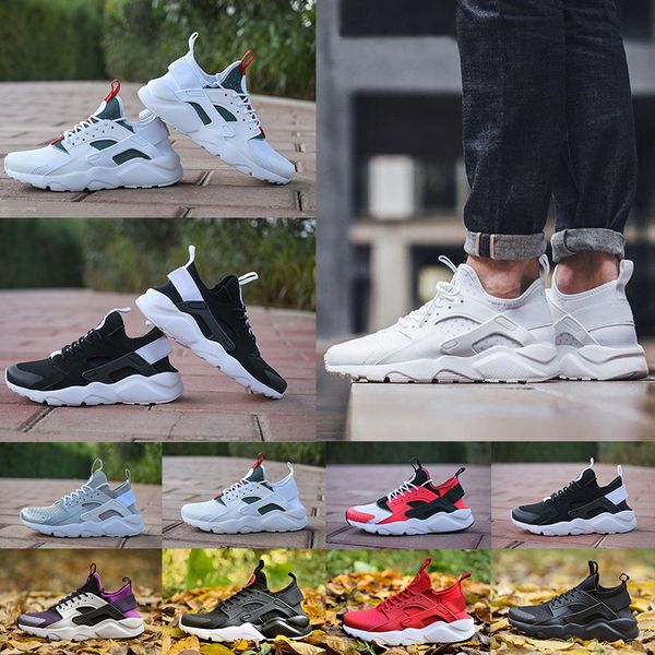 

with box) air huarache run ultra 4 iv running shoes men women air huarache run ultra multicolor sneakers athletic trainers 36-46