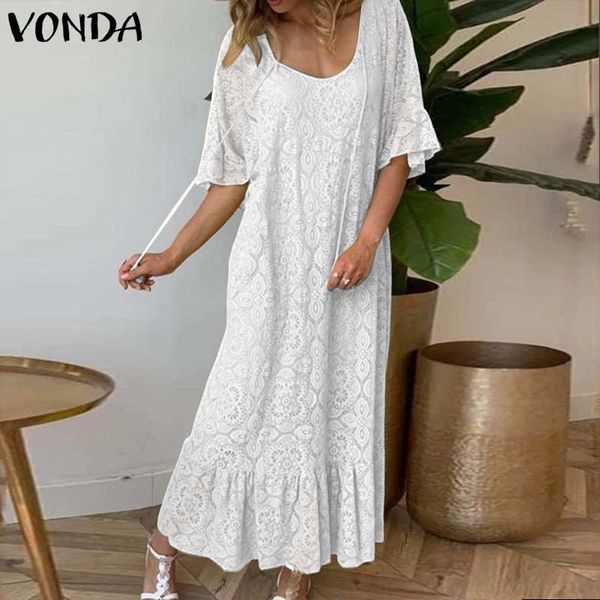 

vonda party maxi dress vonda bohemian butterfly sleeve tassel long dress 2019 female sundress summer plus size vestidos, Black;gray