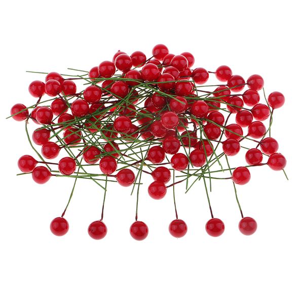 

10pcs artificial lifelike simulation foam cherries set christmas decoration