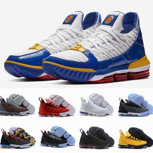 

2019 new 16s equality black white mens basketball shoes 16 superbron watch the throne king oreo bhm black history month men sports sneakers