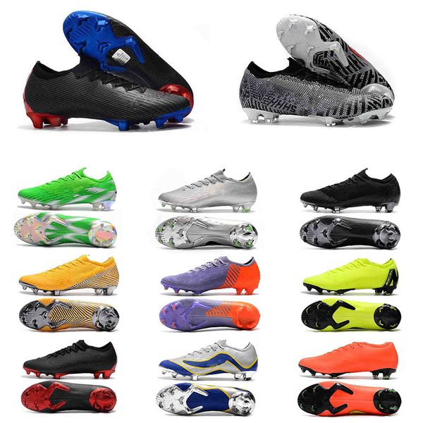 

2019 Mens Soccer Shoes CR7 Mercurial XII VII Elite FG Soccer Cleats Outdoor Football Boots Mercurial Superfly VI Designer Sneakers