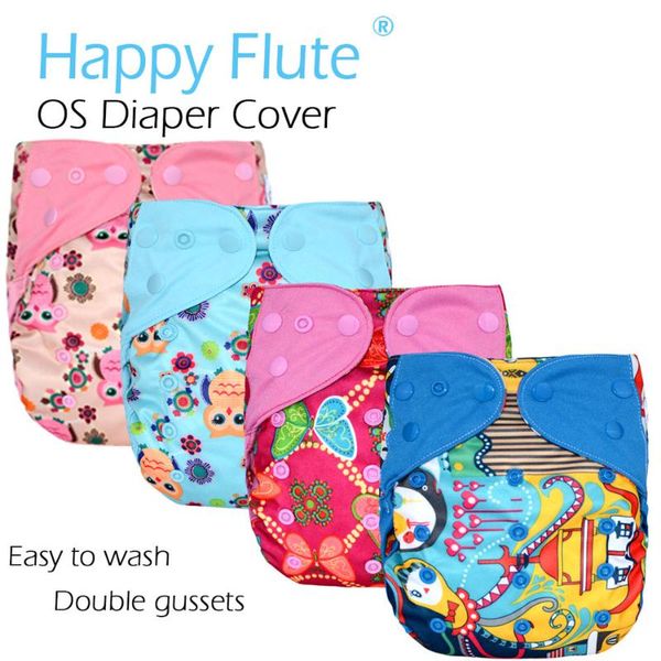 

13pcs/lot)happy flute os cloth diaper cover for baby,with or without bamboo insert,waterproof breathable s m& l adjustable