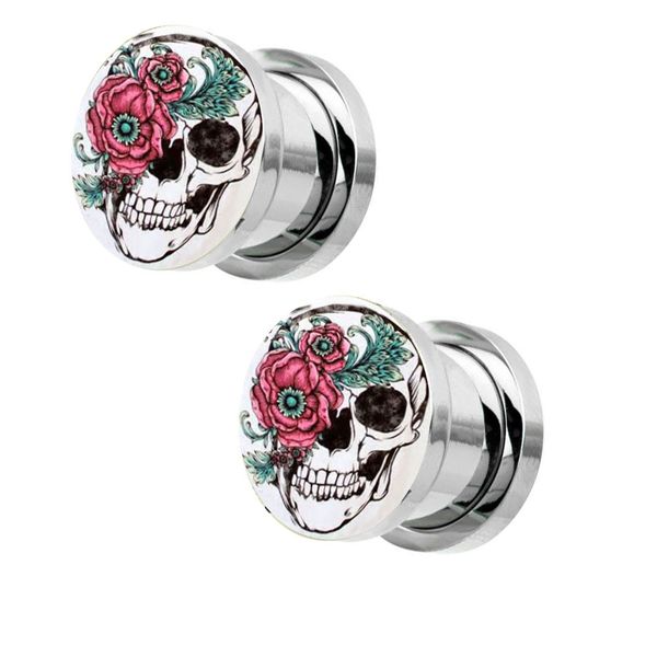 

tiancifbyjs из нержавеющей стали мочка уха strecher винт штекер серьги туннели расширитель датчики пирсинг украшения для тела 5-16 мм 70/140, Slivery;golden