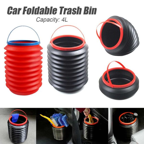 

trash 4l универсальная автомобильная bin авто organizer ящик для хранения автомобилей trash can мусор gargage держатель автомобильный для хр