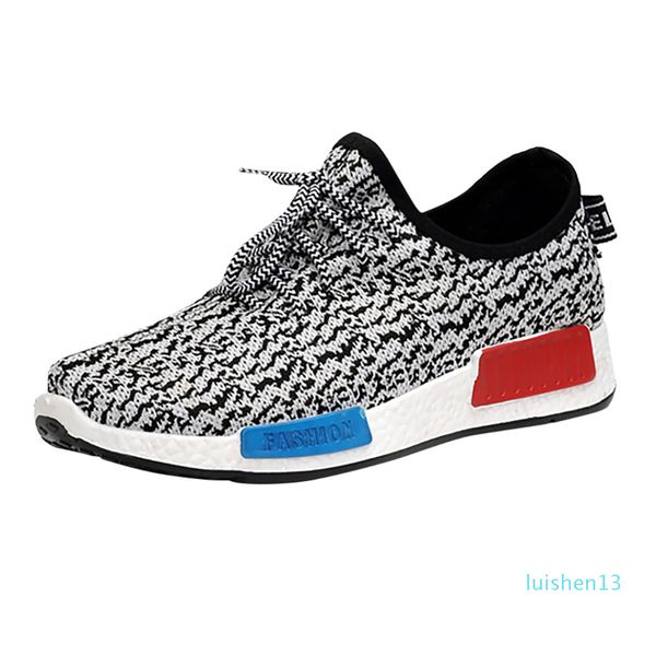 

sagace men's comfortable sports shoes casual light mesh soft bottom round head shoes breathable fashion summer new style l13, Black