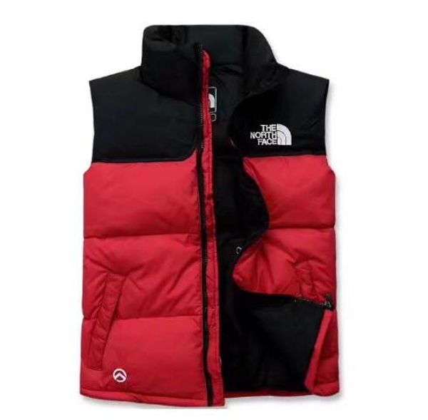 

2020fw Северной мужской подарок зима Канада Рождество Открытый теплый вниз жилет лицо мужчина куртка хлопок жилеты Верхняя одежда Пальто