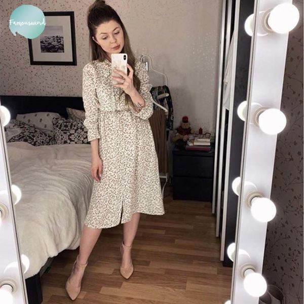 

шифон женщины платье сладкие повседневные платья цветочные печати платье девушки смычка лета сыпучие хлопка с длинным рукавом полный платье, Black;gray