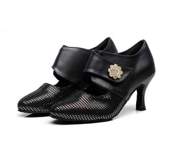 

salsa jazz ballroom latin dance shoes for dancing women plus size line black high heels golden pumps 7104 summer sandals