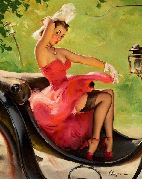 

gil elvgren pin up girls -7 home decor handcrafts /hd print oil painting on canvas wall art canvas pictures 200211