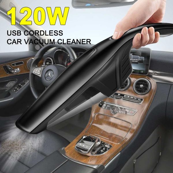 

4000pa strong power car vacuum cleaner 120w handheld usb cordless wet/dry portable auto home vacuums cleaner