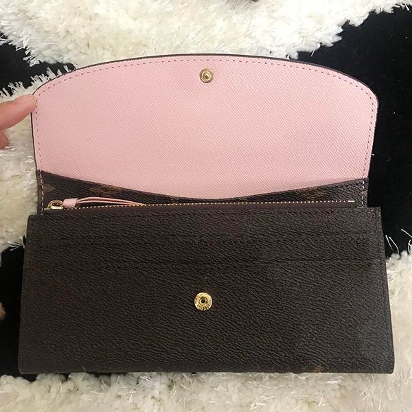 

wholesale classic standard wallet fashion leather long purse moneybag zipper pouch multicolor coin pocket date code note compartment l11, Red;black