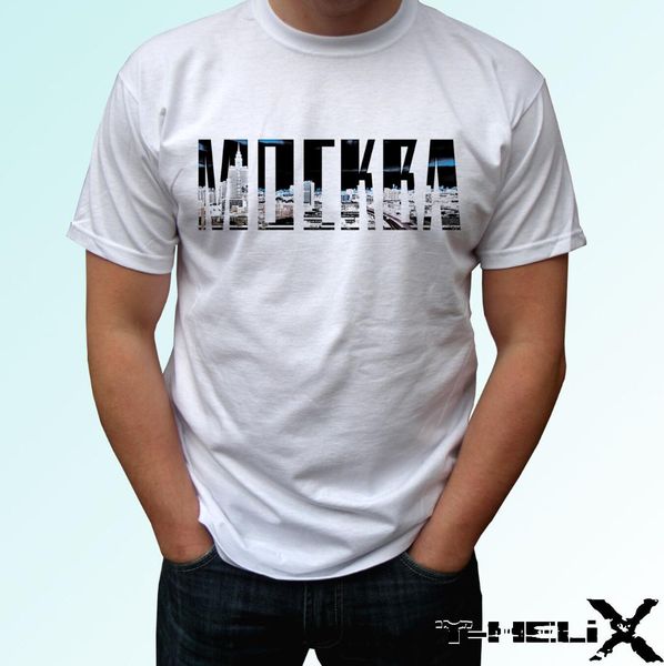 

moscow - t shirt flag russia tee design mens 2019 fashion tee, White;black