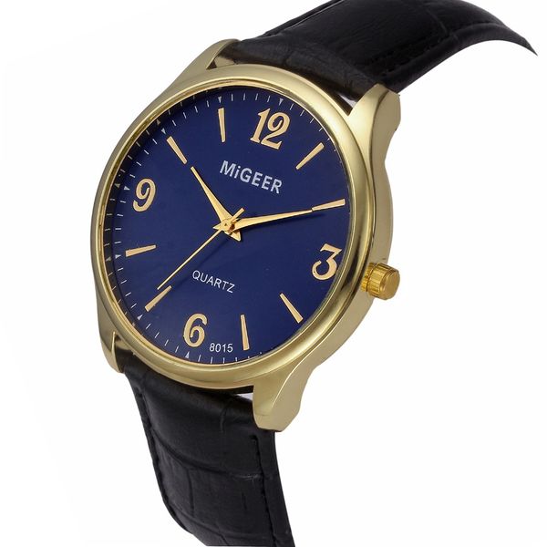 

fashion men male gold and silver dial simple design business leather watches wholesale mens students sport casual quartz watches, Slivery;brown