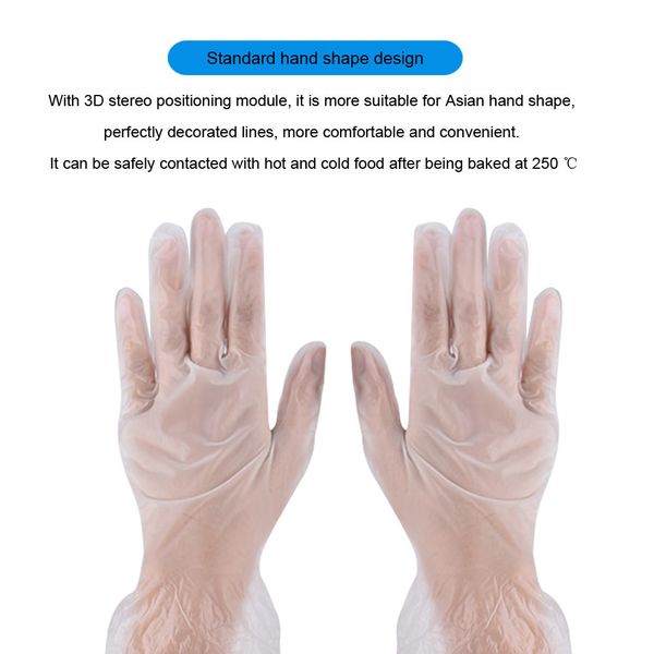 

nitrile gloves rubber waterproof household comfortable disposable mechanic kitchen clean food cooking nitrile exam gloves #45