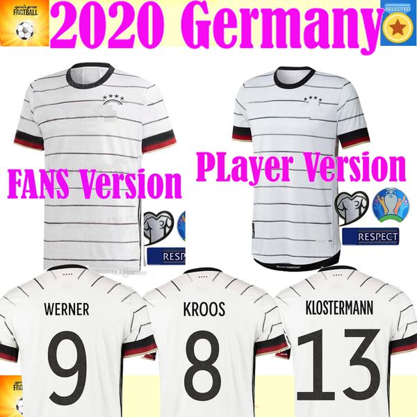 

Player ver ion fan ver ion germany euro 2020 occer jer ey home kid kit hummel kroo muller kimmich football edition hirt uniform, Black;yellow
