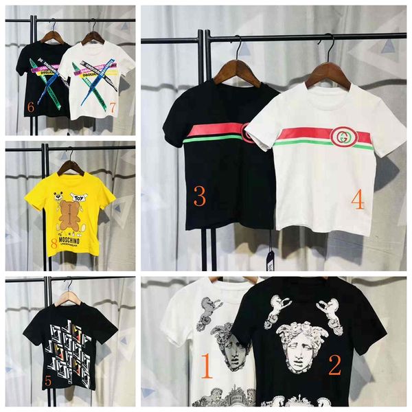 

ребенок для одежды, оптовый младенец мальчик бренд дешевый тенниску 2020 новый дизайн для одежды малыша платье короткий рукав высокого качес, White;black