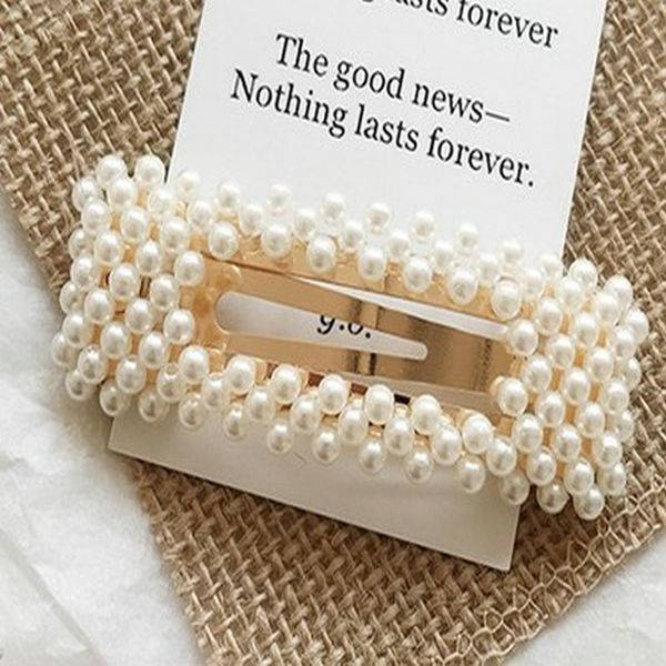 

крупногабаритные клип pearl волос заколка hairclip шпильки pearl white магия волос bun maker клип витте parel haarspelden zavlu, Black;brown